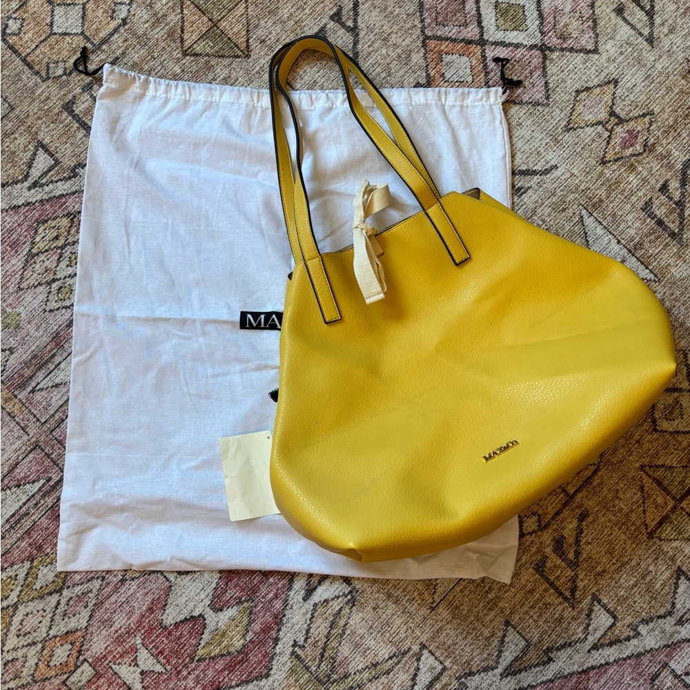 Max and Co Yellow Tote Bag